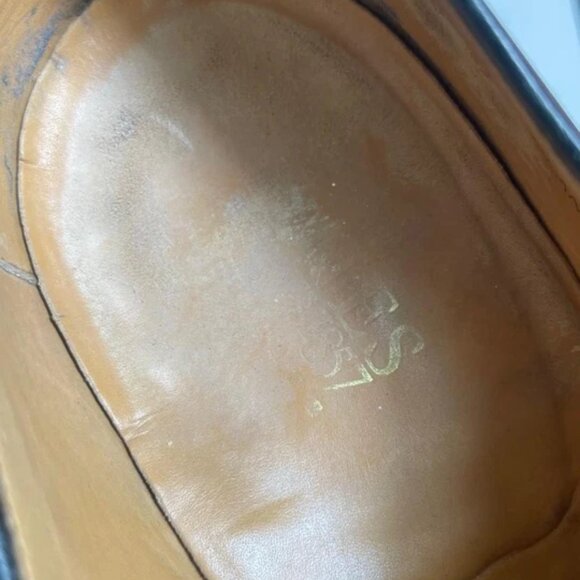 Crockett & Jones Maginot Burgundy Leather Oxford Dress Shoes Men's 8 UK/9 US - Picture 7 of 12